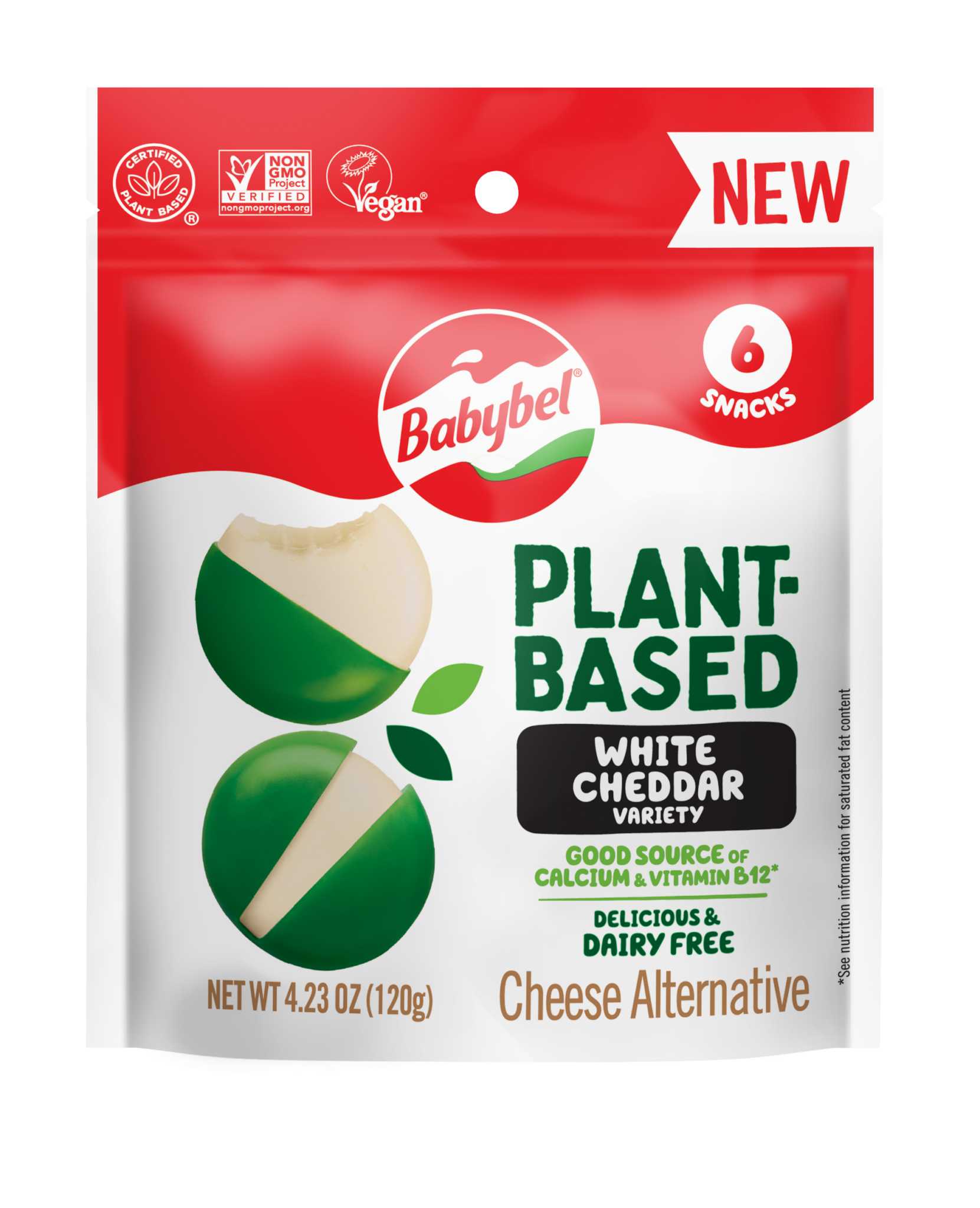 PlantBased White Cheddar Variety Cheese Babybel®